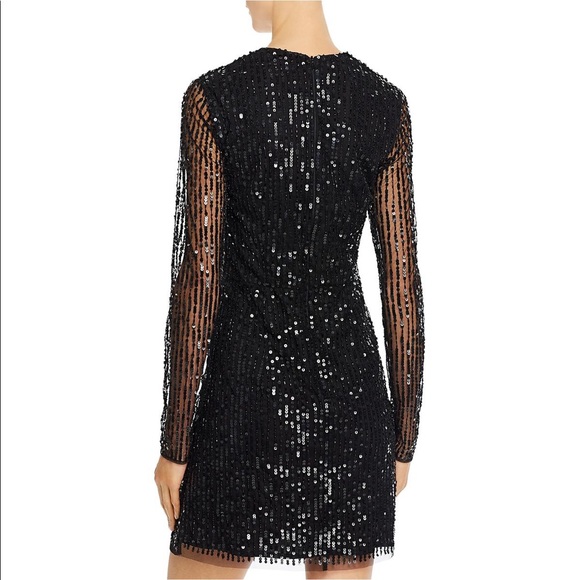 French ConnectionBlack Sequence Dress size XS - Picture 5 of 5